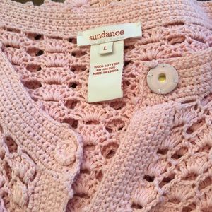 Sundance Crocheted cardigan size L
